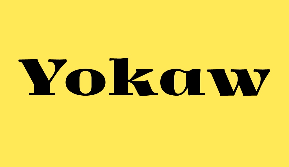 yokawerad font big