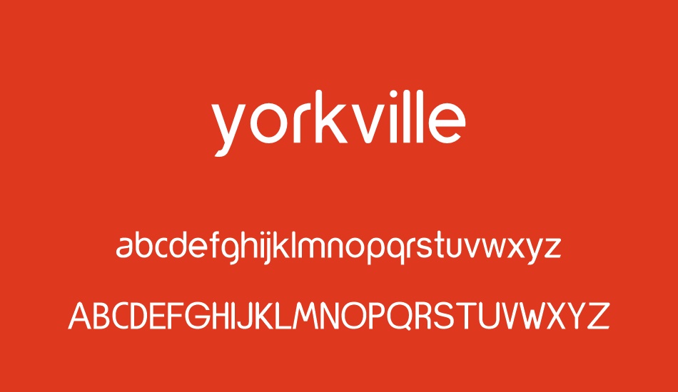 yorkville font