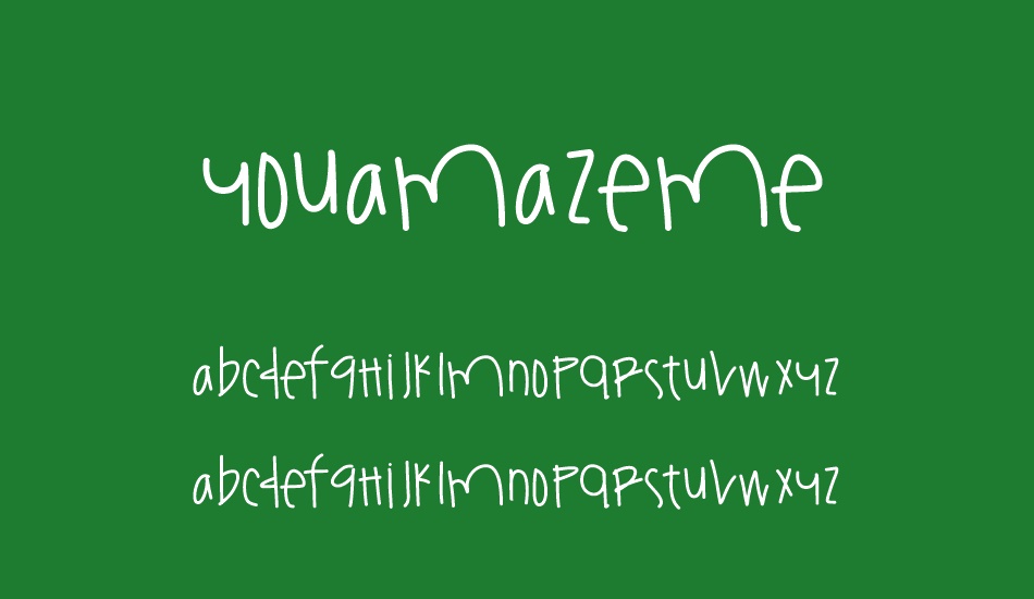 youamazeme font