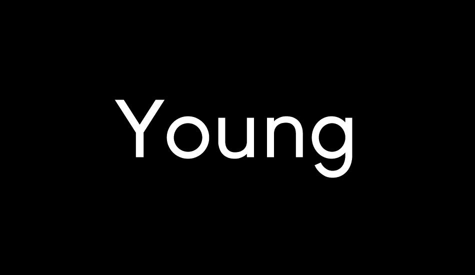 young font big