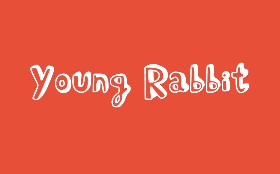 Young Rabbit font big