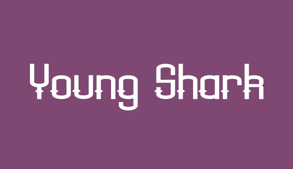 young-shark font big