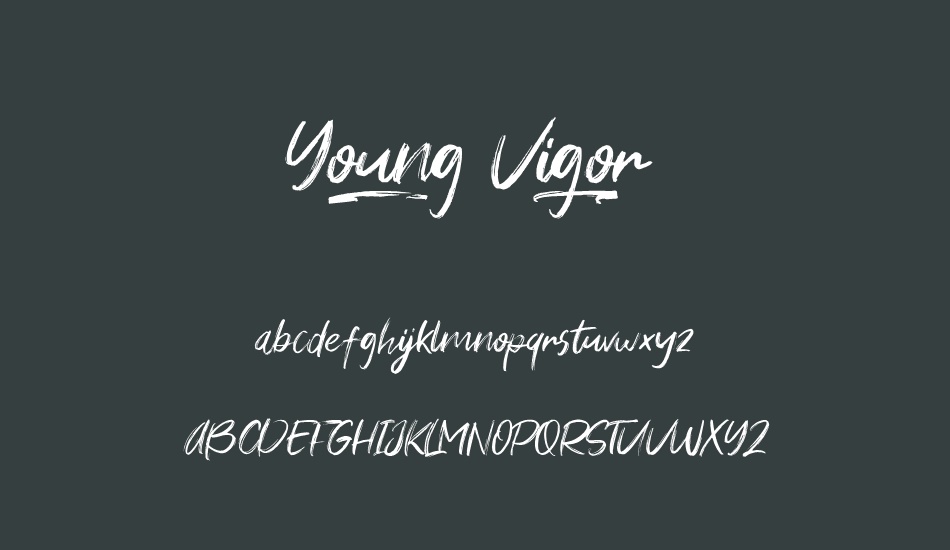 young-vigor font