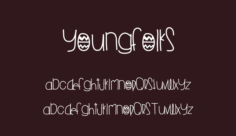 youngfolks font