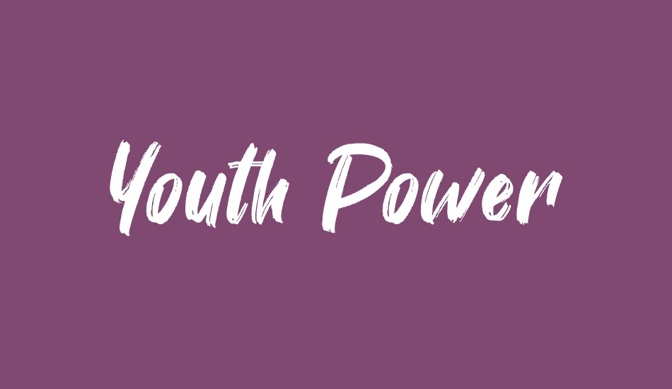 youth-power font big