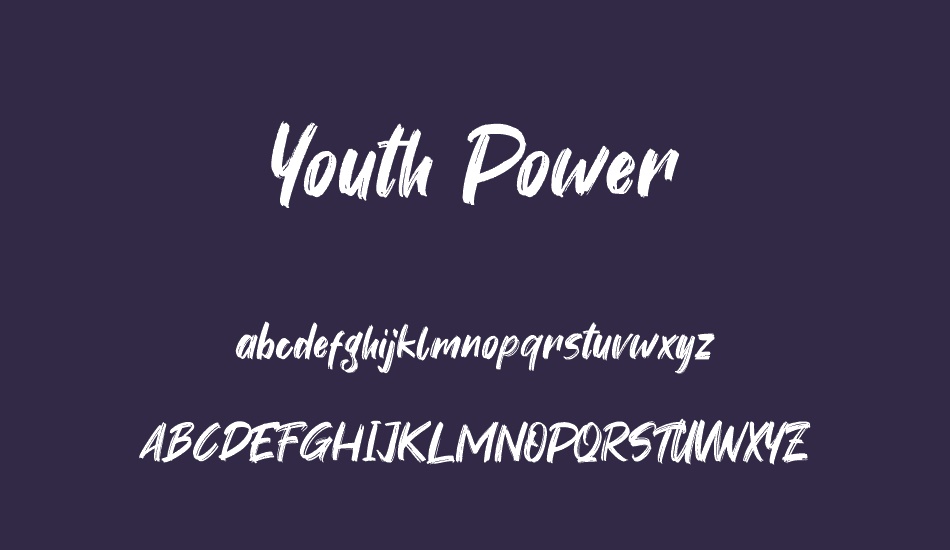 youth-power font