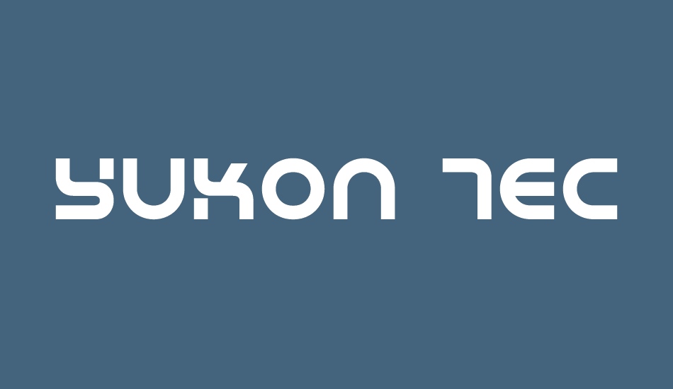 yukon-tech font big