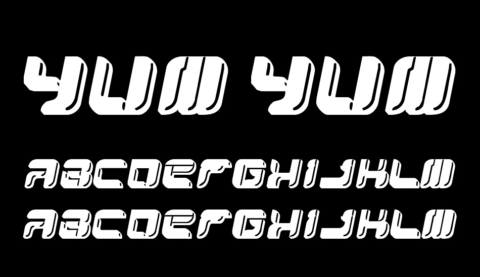 yum-yum font