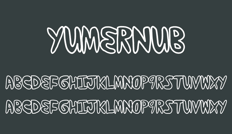 yumernub font