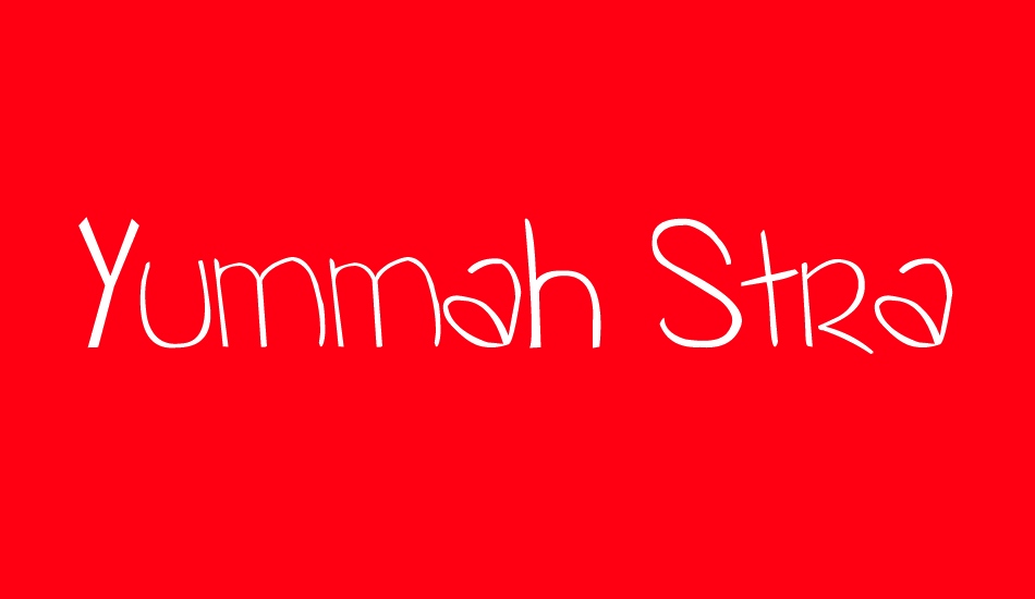 yummah-strawberriez font big