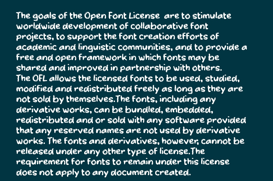 Zabandink font 1