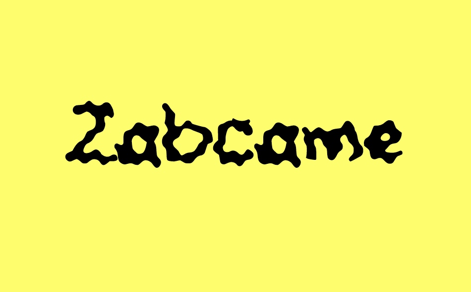 Zabcame font big