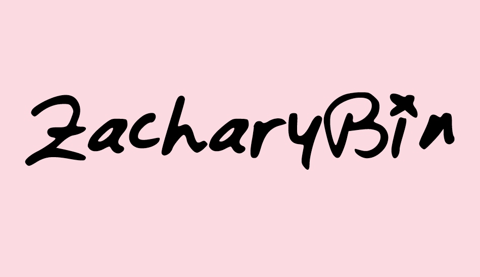 zacharybinx font big