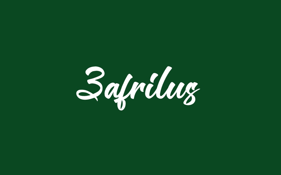 Zafrilus font big