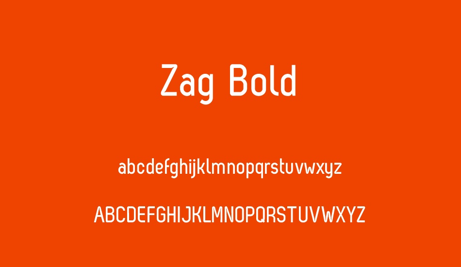 zag-bold font