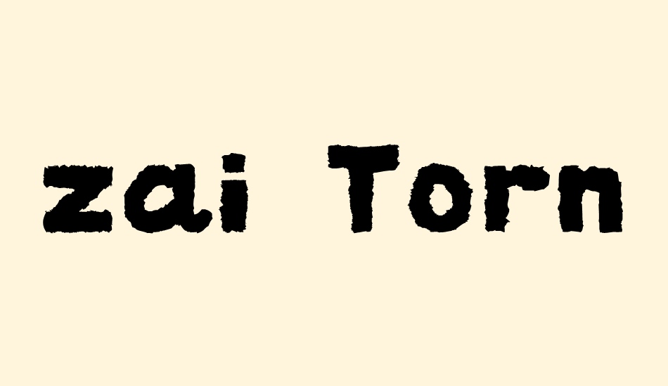 zai-torn-paper font big