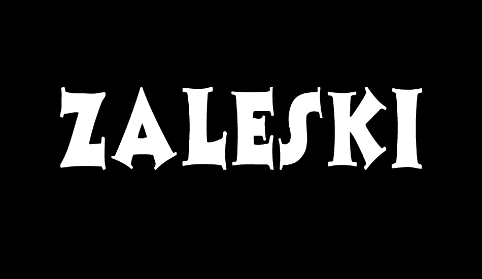 zaleski-condensed font big