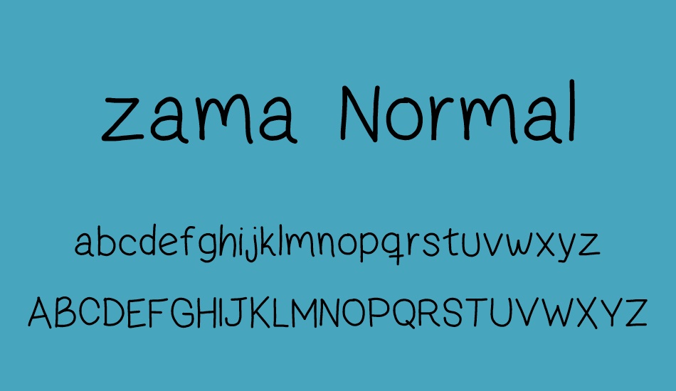 zama-normal font