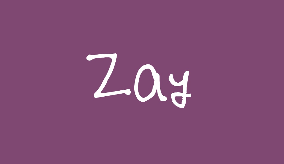 zay font big