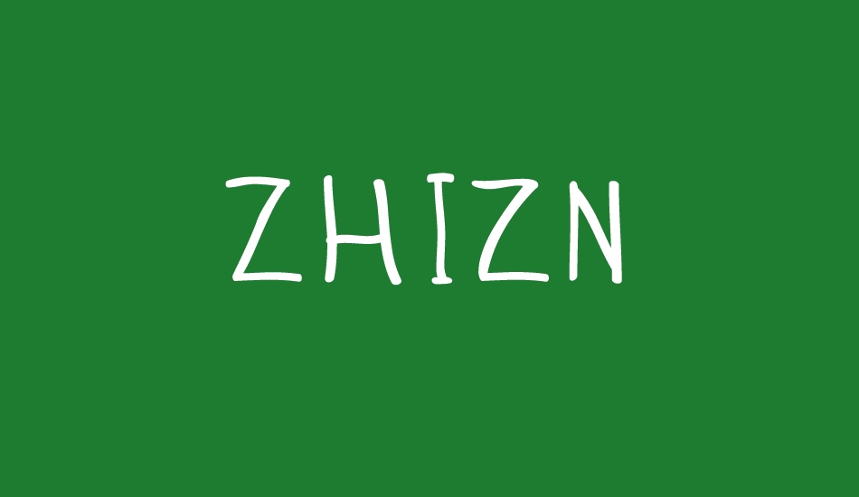 zhizn font big