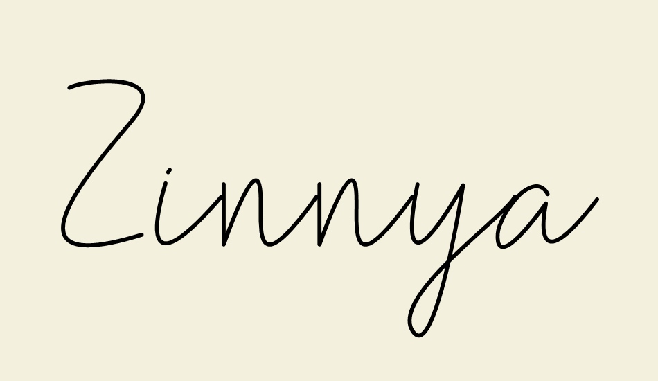 zinnya font big