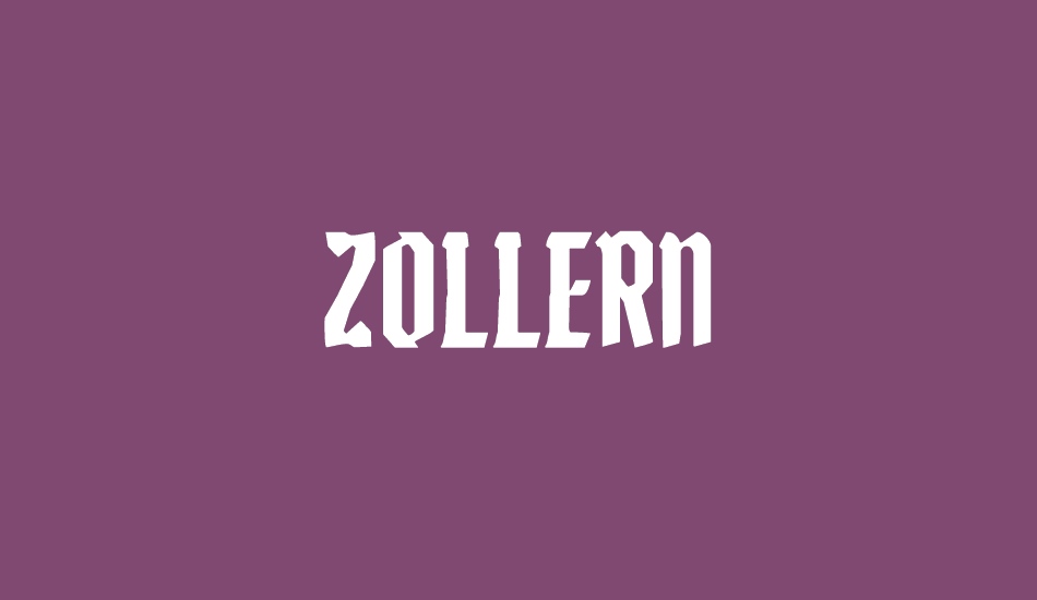 zollern font big