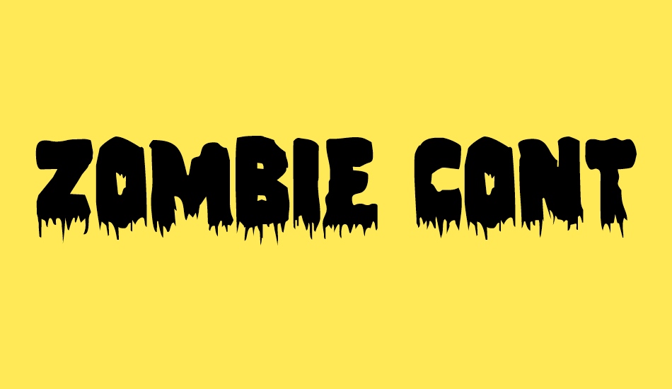 zombie-control font big