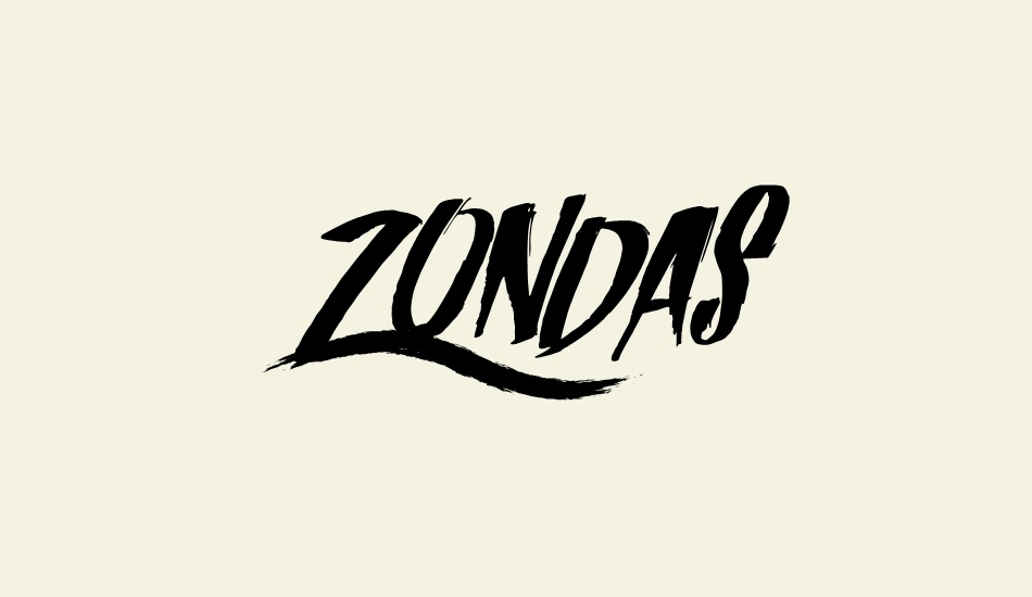 zondas font big