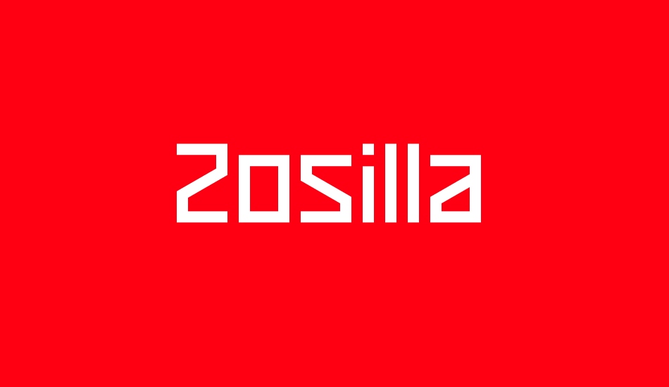 zosilla font big