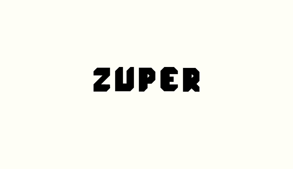 zuper font big