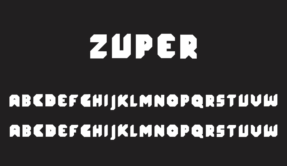 zuper font