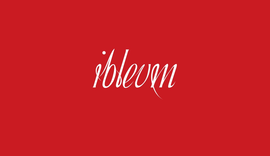 Ibleum font big