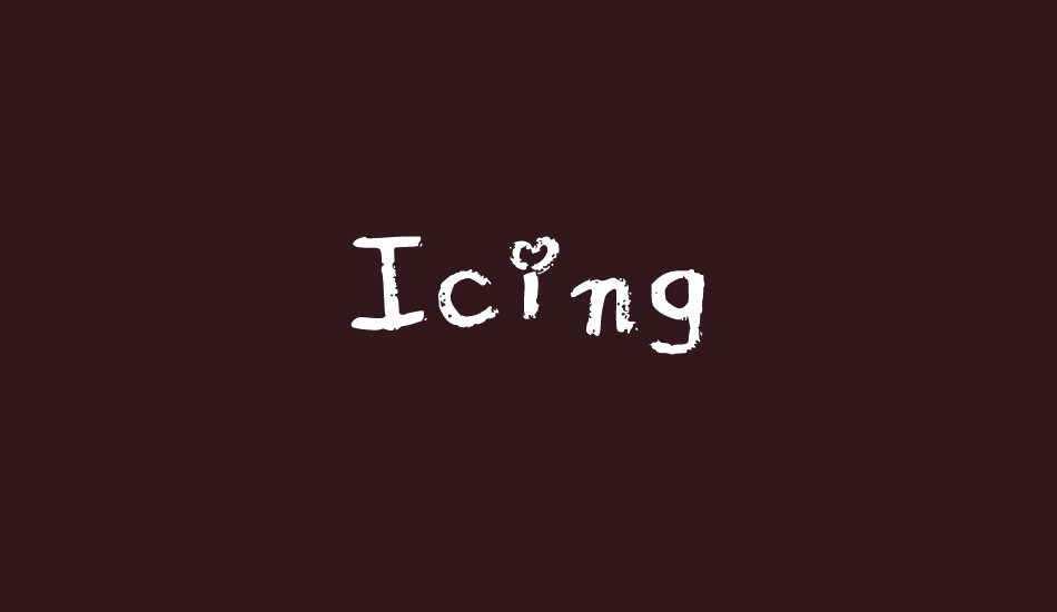 Icing font big