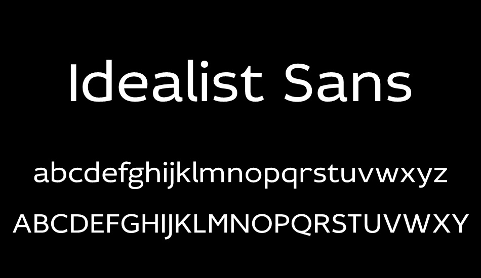 ıdealist-sans font