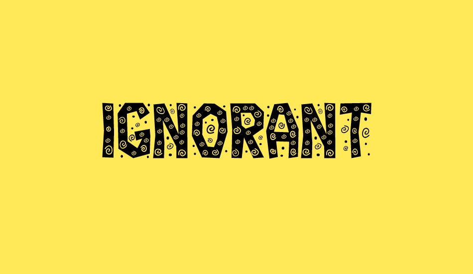 ignorant-free-font