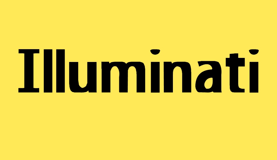 Illumination font big