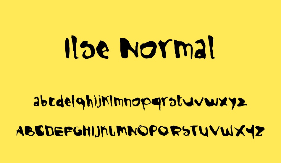 Ilse Normal font