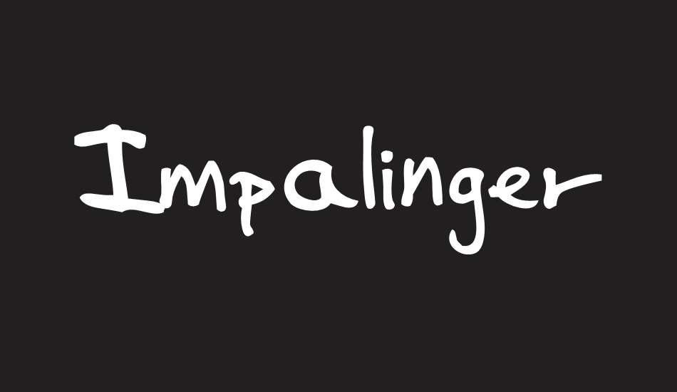 Impalinger font big