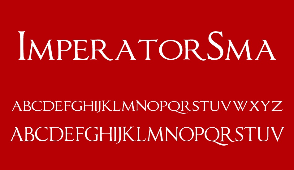 ImperatorSmallCaps font