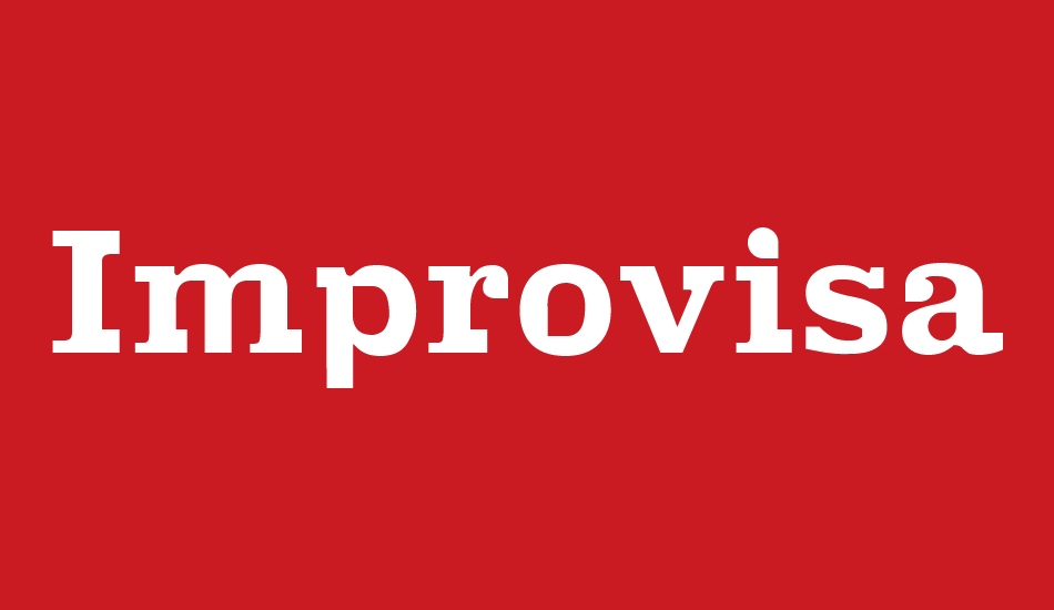 Improvisation font big