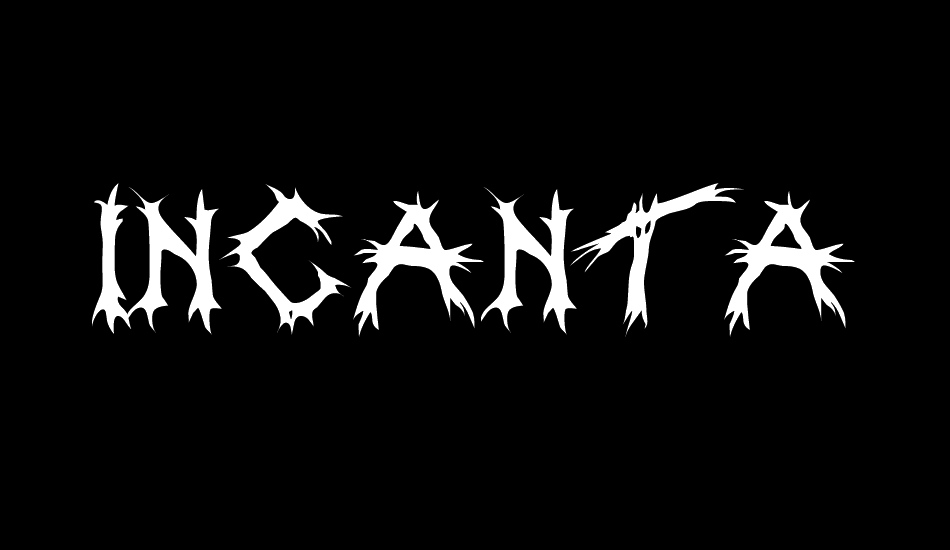 Incantation font big