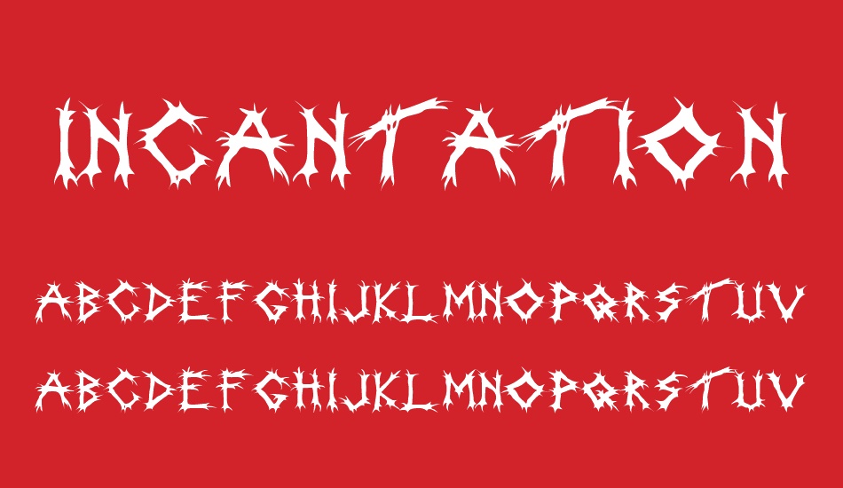 Incantation font