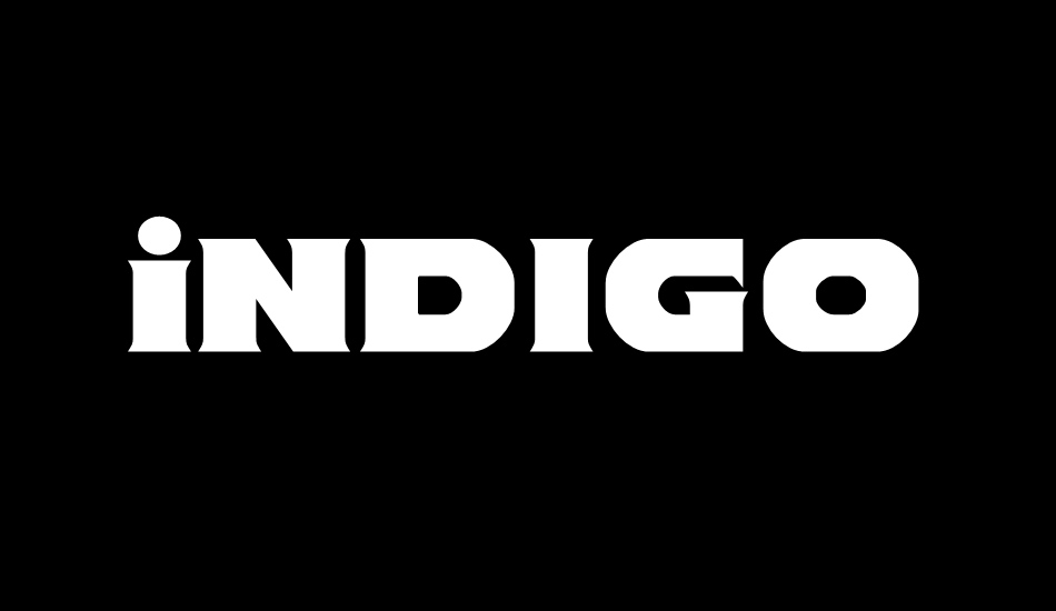 Indigo Demon font big