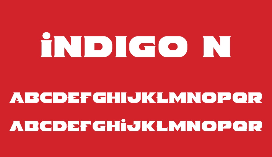 Indigo Demon font