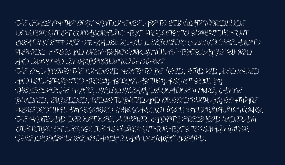 Individual Capitals font 1