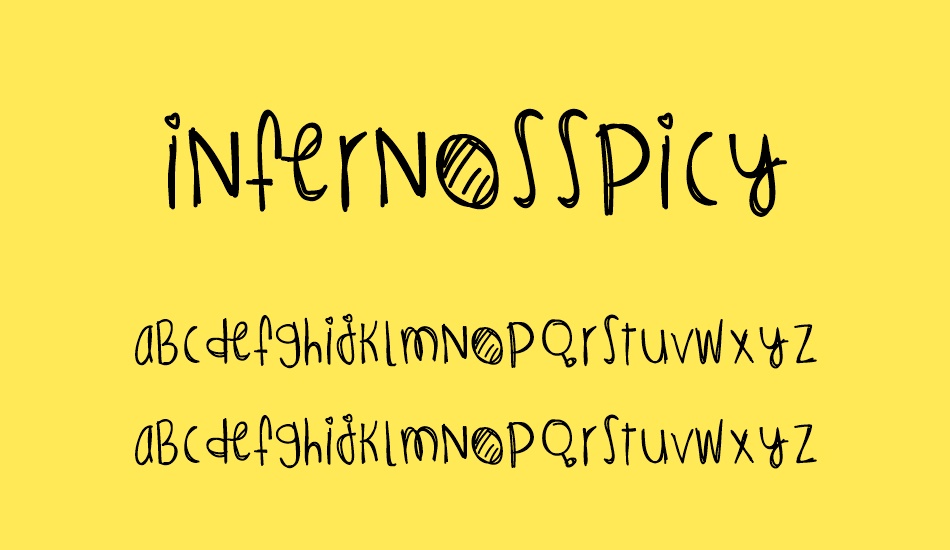 InfernosSpicy font