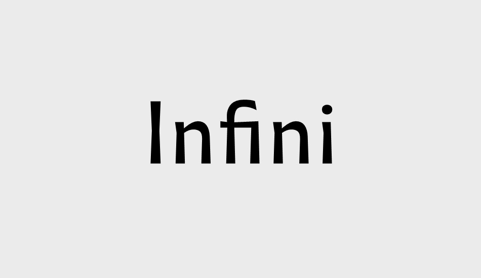 Infini font big