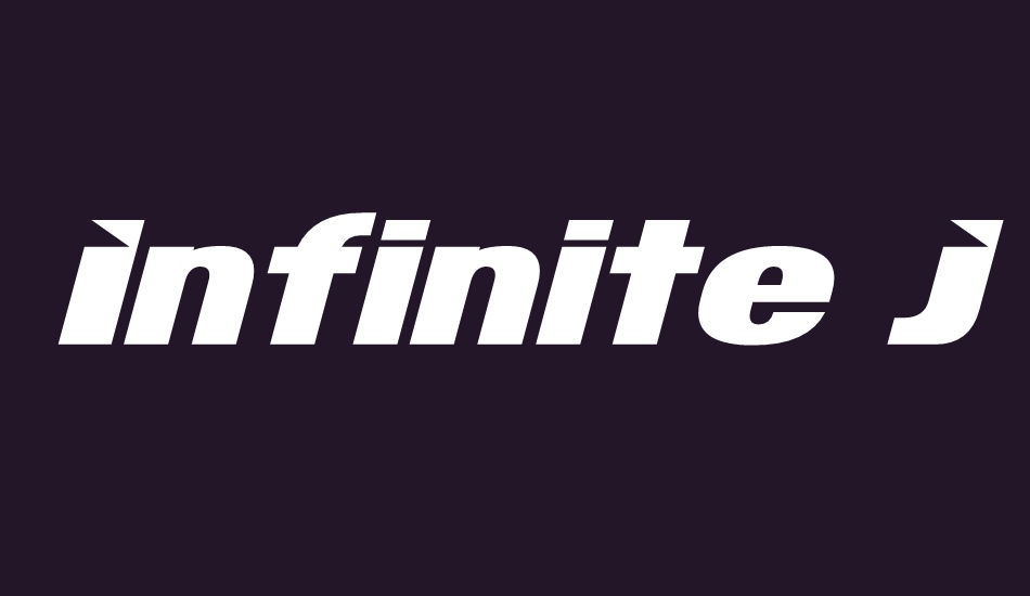 Infinite Justice font big