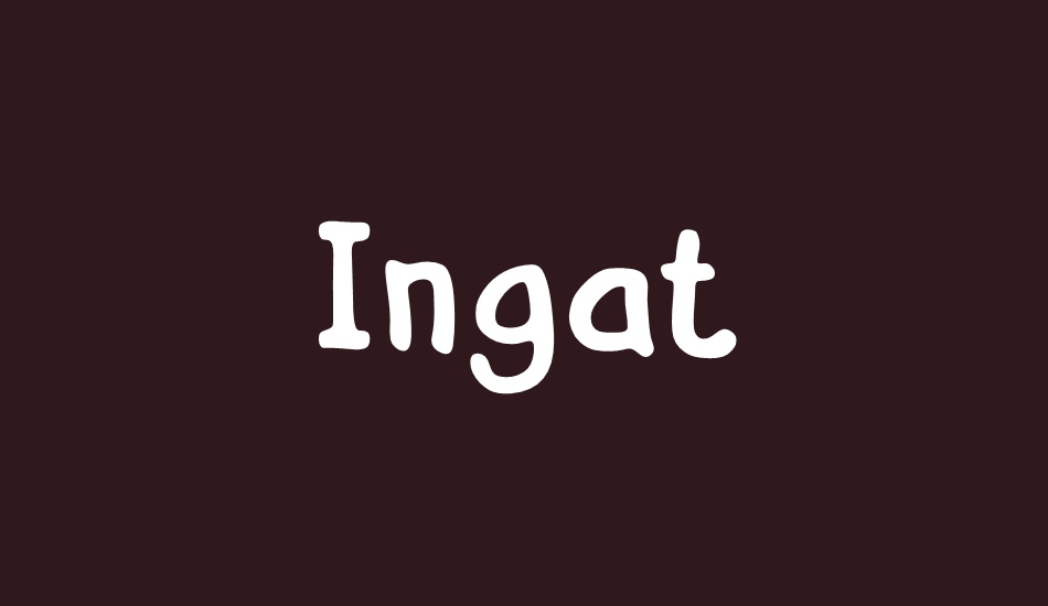 Ingat font big