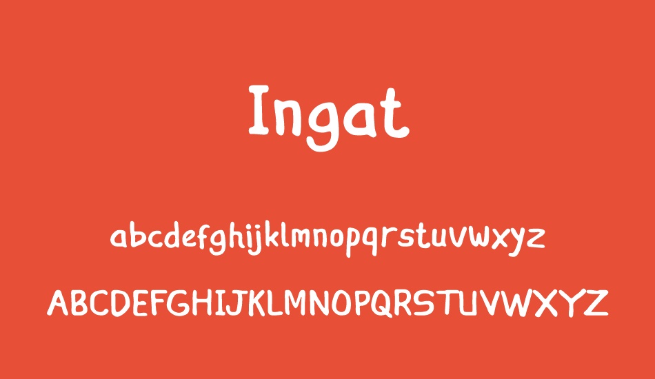 Ingat font